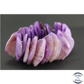 Bracelets en Coquillages - Violet