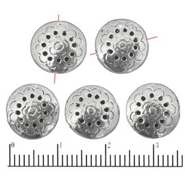 Apprêts American Finding Intercalaires Vernis - 11 mm - Argenté