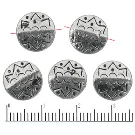 Apprêts American Finding Intercalaires Vernis - 11 mm - Argenté