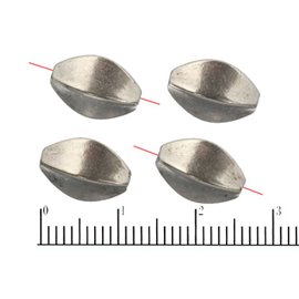Apprêts American Finding Intercalaires Vernis - 12 mm - Argenté