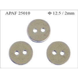 Apprêts American Finding Intercalaires Vernis - 12,5 mm - Argenté