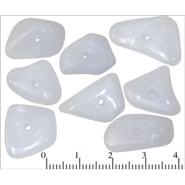 Perles en Résine Synthétique - Irrégulier/ - Blanc