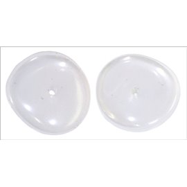 Perles en Résine Synthétique - Roue/19 mm - Blanc
