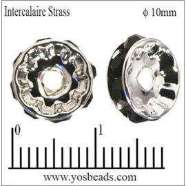 Apprêts Intercalaires Strass - 10 mm - Jet