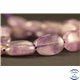 Perles semi précieuses en Améthyste - Ovale/12 mm - Violet