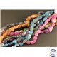 Perles semi précieuses en Agate - Nuggets/8 mm - Multicolore