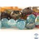 Perles semi précieuses en Agate - Nuggets/8 mm - Multicolore