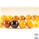 Perles semi précieuses en Agate - Rondes/10 mm - Miel