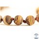 Perles semi précieuses en agate - Rondes/10 mm - Sienna