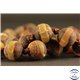 Perles semi précieuses en agate - Rondes/10 mm - Sienna