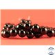 Perles semi précieuses en agate - Rondes/10 mm - Noir - Grade A