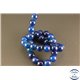 Perles semi précieuses en Agate - Rondes/12 mm - Midnight Blue