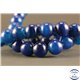 Perles semi précieuses en Agate - Rondes/12 mm - Midnight Blue