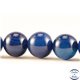 Perles semi précieuses en Agate - Rondes/12 mm - Midnight Blue
