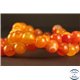 Perles semi précieuses en Agate - Rondes/8 mm - Rouge Orangé