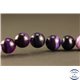 Perles semi précieuses en Agate - Rondes/8 mm - Indigo