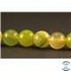 Perles semi précieuses en Agate - Rondes/8 mm - Lime Green