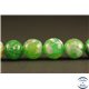 Perles semi précieuses en Agate - Rondes/10 mm - Lime Green