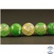 Perles semi précieuses en Agate - Rondes/10 mm - Lime Green