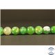 Perles semi précieuses en Agate - Rondes/10 mm - Lime Green