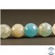 Perles semi précieuses en Agate - Rondes/10 mm - Bleu Pastel