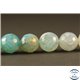 Perles semi précieuses en Agate - Rondes/10 mm - Bleu Pastel