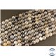 Perles semi précieuses en Agate - Rondes/10 mm - Gris Smoke