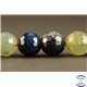 Perles semi précieuses en Agate - Rondes/12 mm - Bleu Sarcelle