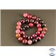 Perles semi précieuses en Agate - Rondes/12 mm - Deep Pink