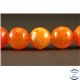Perles semi précieuses en agate - Rondes/12 mm - Rouge orangé