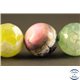 Perles semi précieuses en Agate - Rondes/12 mm - Vert Multi