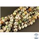 Perles semi précieuses en Agate - Rondes/12 mm - Multicolore