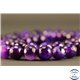 Perles semi précieuses en Agate - Rondes/8 mm - Dark Violet