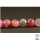 Perles en agate facettées vieux rose - Rondes/8mm