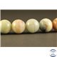 Perles semi précieuses en amazonite - Rondes/12 mm
