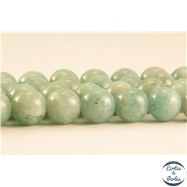 Perles en amazonite du Brésil - Rondes/6mm