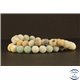 Perles semi précieuses en amazonite - Rondes/8 mm - Vert Multicolore