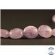 Perles semi précieuses en améthyste - Ovales/10 mm