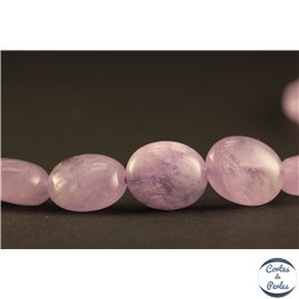 Perles en améthyste - Ovales/10mm