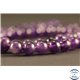 Perles semi précieuses en améthyste - Rondes/6 mm