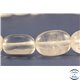 Perles semi précieuses en quartz - Ovales/14 mm - Transparent