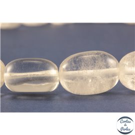 Perles en quartz - Ovales/14mm