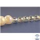 Perles semi précieuses en cristal crack - Rondes/6 mm - Nacré
