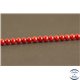 Perles semi précieuses en corail - Rondes/3 mm - Vermeil