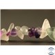 Perles semi précieuses en fluorite - Pépites/4 mm