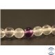 Perles semi précieuses en fluorite - Rondes/4 mm - Light Violet