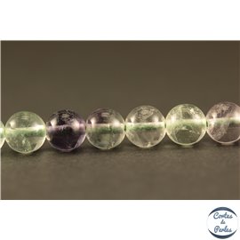 Perles en fluorite - Rondes/6mm - Grade A