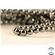 Perles en hématite synthétique - Rondes/4mm - Grade AAA