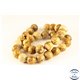 Perles semi précieuses en jaspe - Rondes/12 mm - Beige