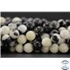 Perles semi précieuses en jaspe zébré - Rondes/8 mm